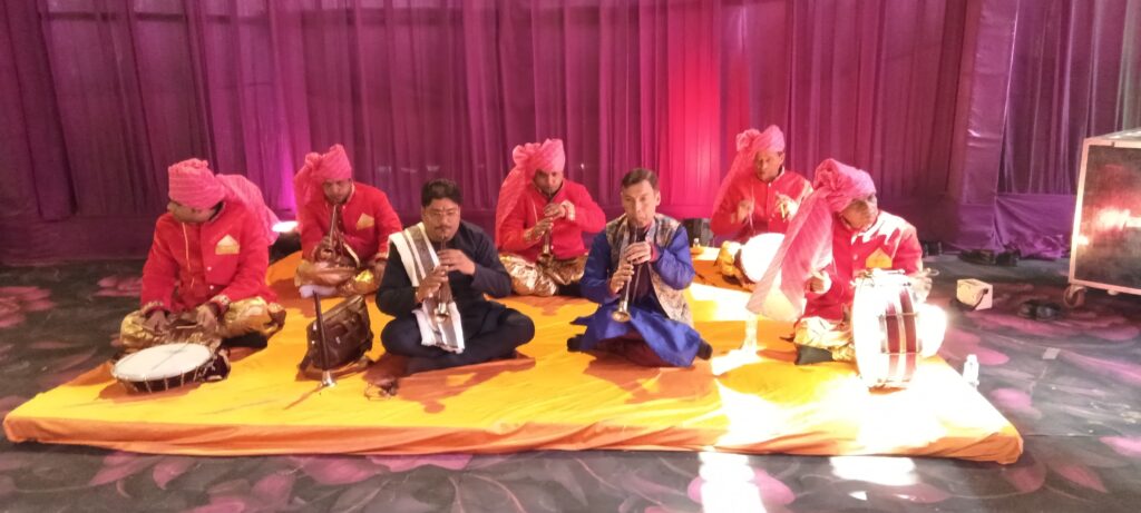 Shehnai group for welcome